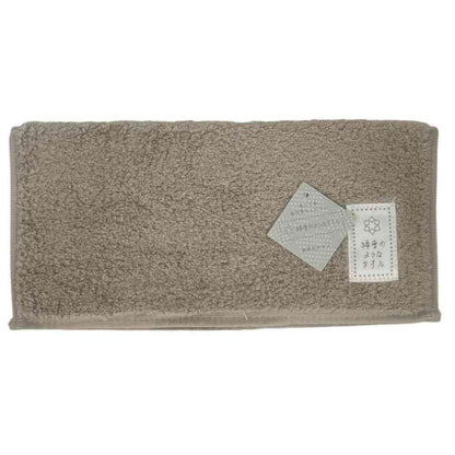 Nissen Shoko Cotton Snow-like Towel Velvet Color Handkerchief Brown