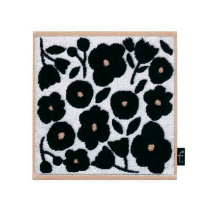 Nissen Shoko FUFU MONO FORM Eme Towel Chief Black (1 piece)