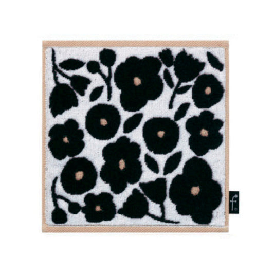 Nissen Shoko FUFU MONO FORM Eme Towel Chief Black (1 piece)