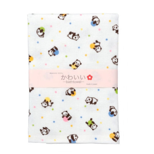 Nissen Shoko Japanese Style Korokoro Panda Bath Towel (1 Piece)