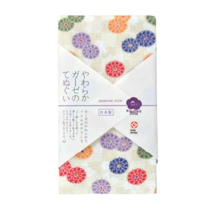 Nissen Shoko Japanese Style Komon Kiku Tenugui (1 Piece)