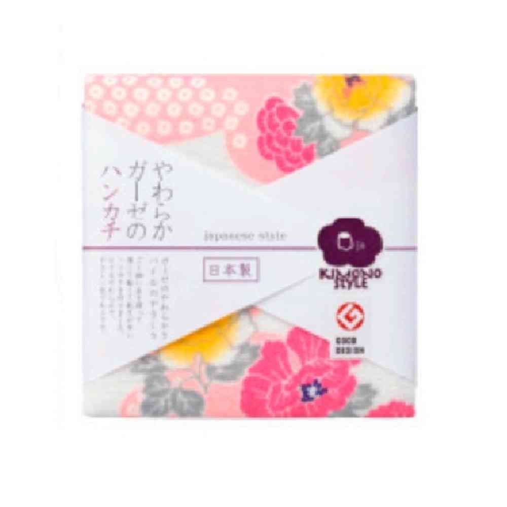 Nissen Shoko Japanese Style Hanakazari Handkerchief (1 Piece)