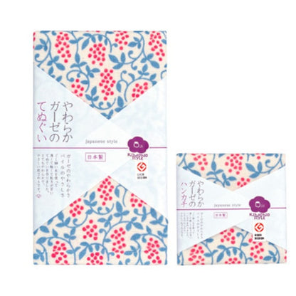 Nissen Shoko Japanese Style Fruits and Vines Tenugui