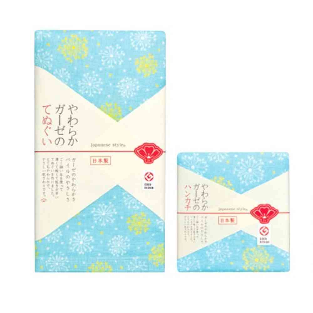 Nissen Shoko Japanese Style Botann Fireworks Handkerchief