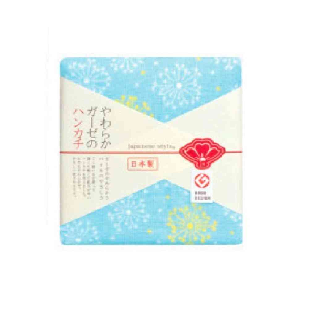 Nissen Shoko Japanese Style Botann Fireworks Handkerchief