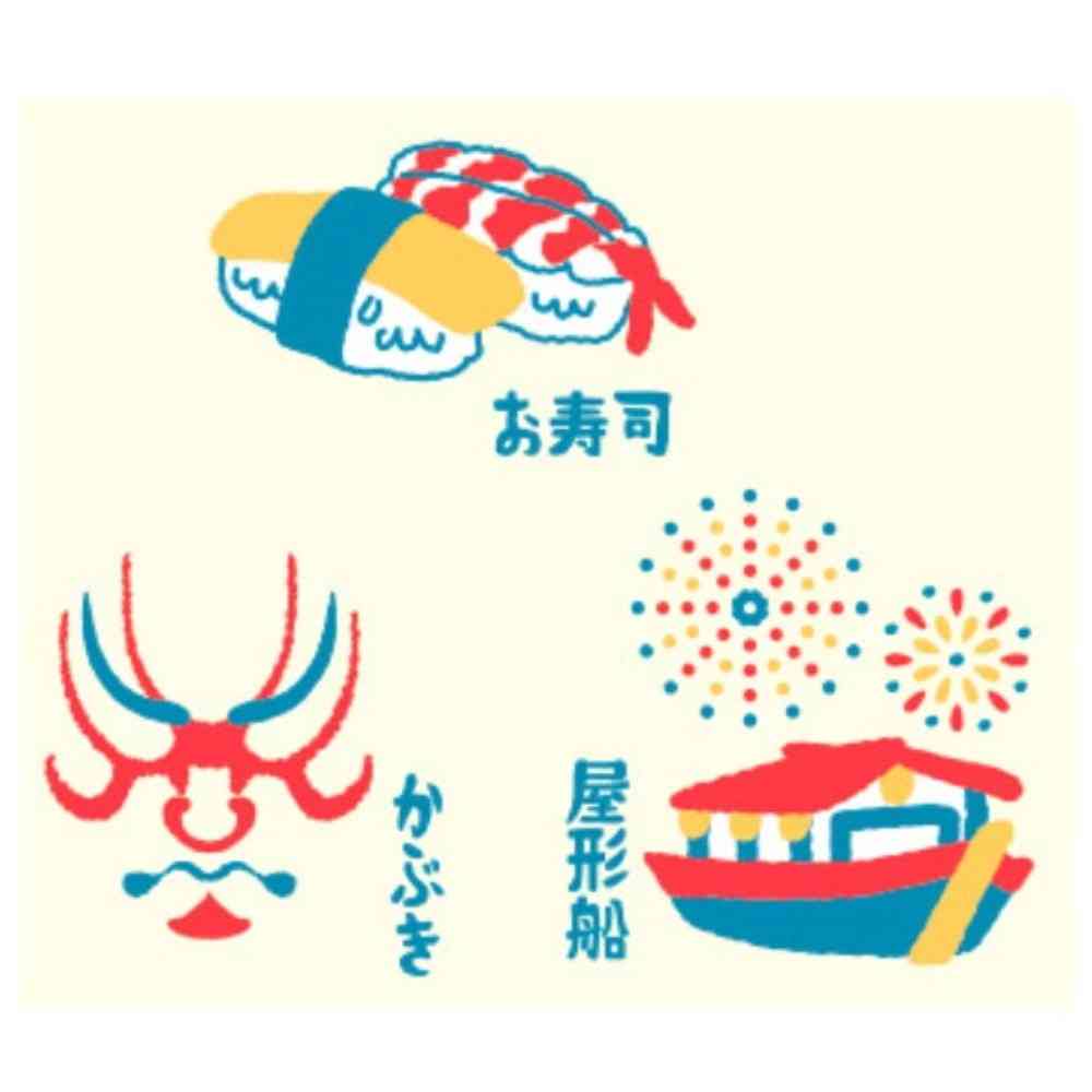 Nissen Shoko Japanese Style Local Tsutsura Tenugui Tokyo 1