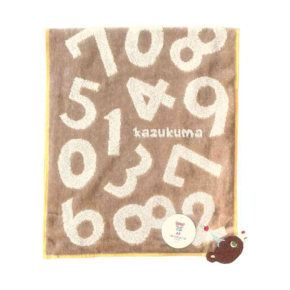 Nissen Shoko Kazukuma Wappen Bath Towel Beige 1 Piece