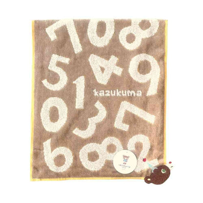 Nissen Shoko Kazukuma Wappen Bath Towel Beige 1 Piece