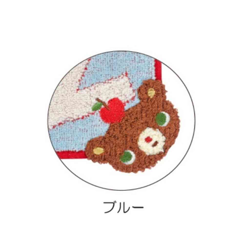 Nissen Shoko Kazukuma Patch Towel Chief Blue 1 Piece