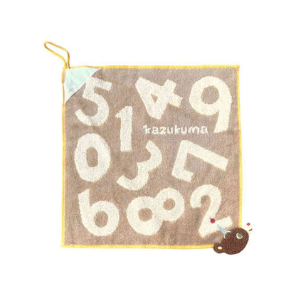 Nissen Shoko Kazukuma Patch Loop Wash Towel Beige 1 Piece