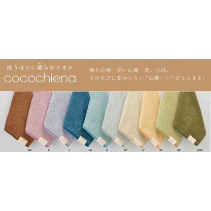 Nissen Shoko Cocochiena2 Face Towel Brown 1 Piece