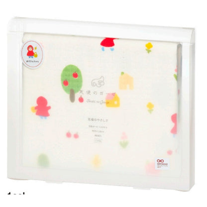 Nissen Shoko Angel Gauze Ohana Towel (Little Red Riding Hood) - Packaged Bath Towel (1 Piece)