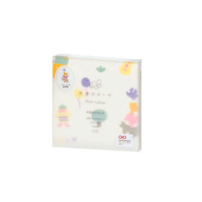 Nissen Shoko Angel Gauze Ohana Towel (Bremen Town Musicians) - Packaged Handkerchief (1 Piece)