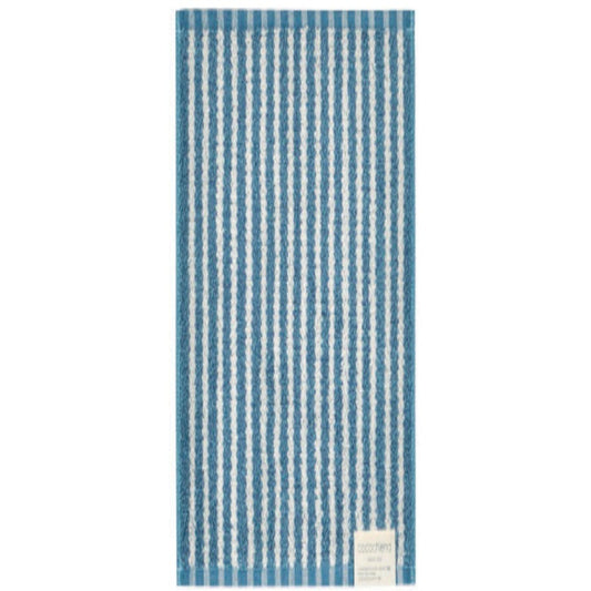 Nissen Shoko Cocochiena Line Face Towel Navy Blue 1 Piece