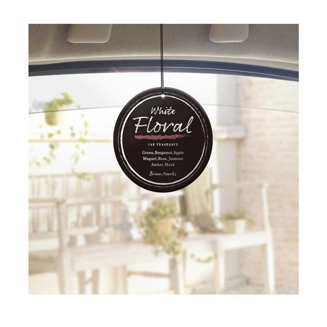 Haruoka-do CARALL Brown Marks Craft Plate 3-Pack White Floral 3566 9.3g x 3