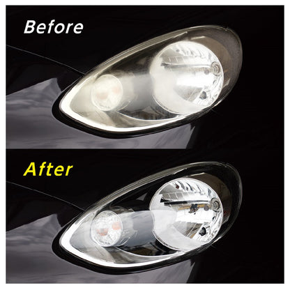 Harukado Geoceramic Headlight Coat Cleaner Pad 1pc / Coating Agent 10ml