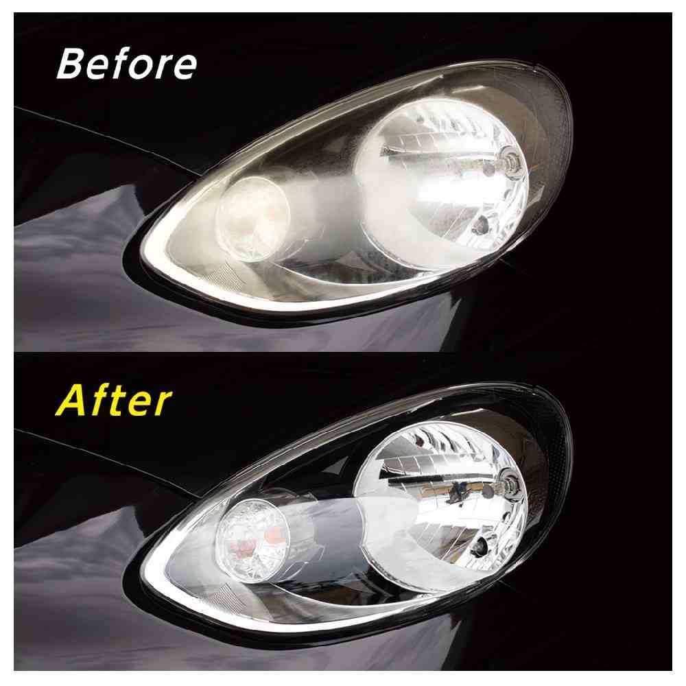 Harukado Geoceramic Headlight Coat Cleaner Pad 1pc / Coating Agent 10ml