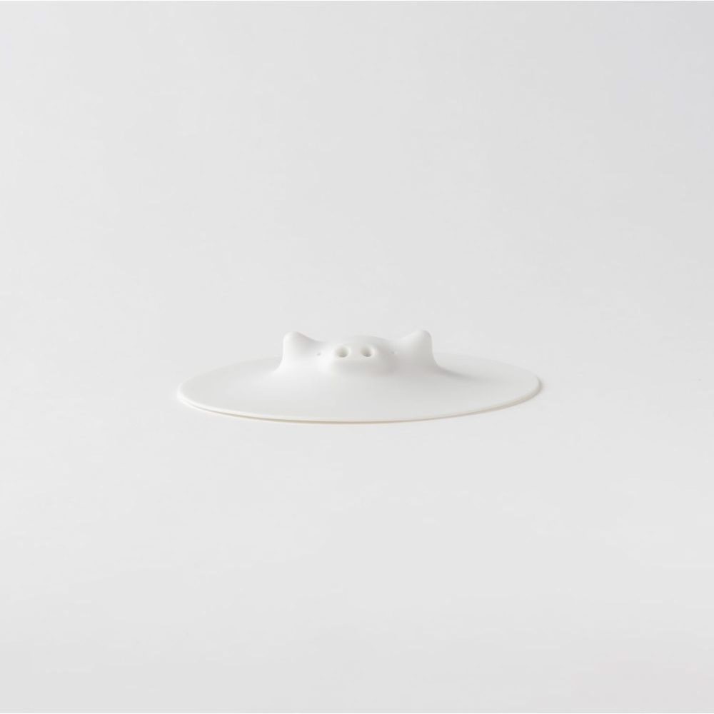 Marna Pig Shaped Lid 13.5cm White K091