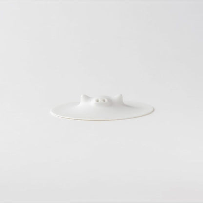 Marna Pig Shaped Lid 13.5cm White K091