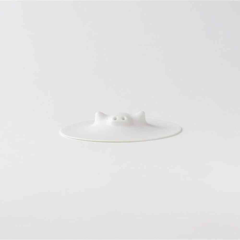 Marna Pig Shaped Lid 13.5cm White K091