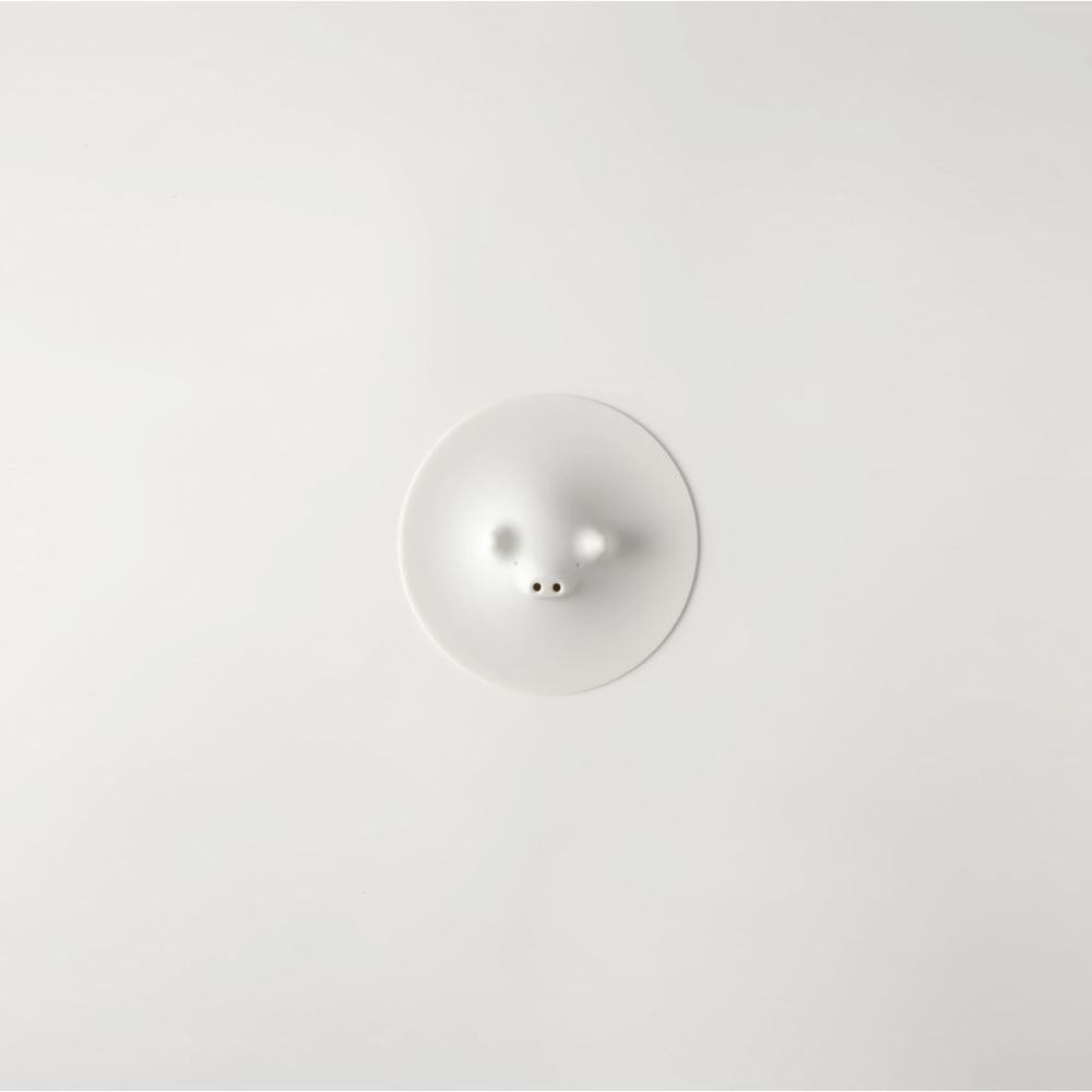 Marna Pig Shaped Lid 13.5cm White K091