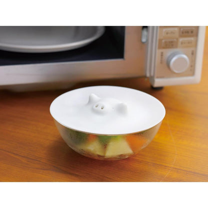 Marna Pig Shaped Lid 13.5cm White K091