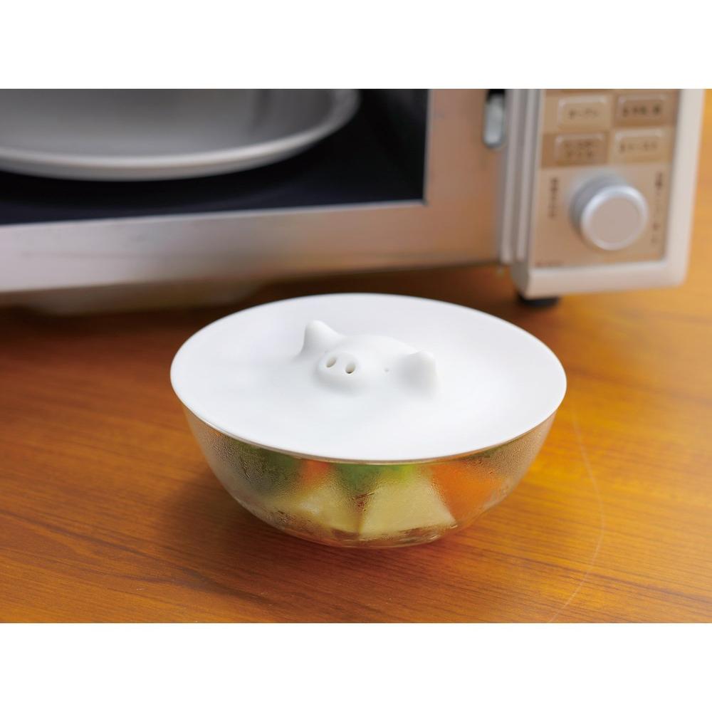 Marna Pig Shaped Lid 13.5cm White K091