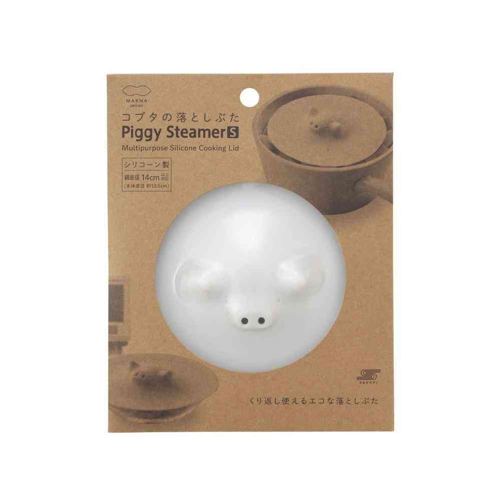 Marna Pig Shaped Lid 13.5cm White K091
