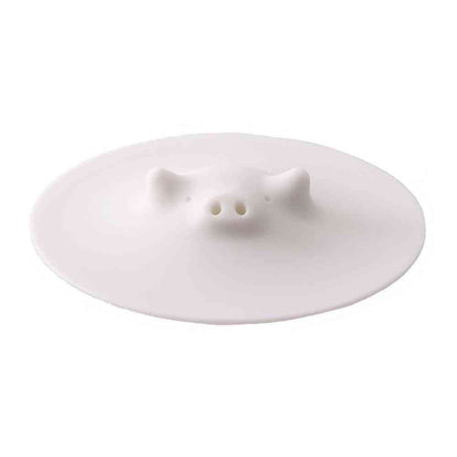 Marna Pig Shaped Lid 13.5cm White K091