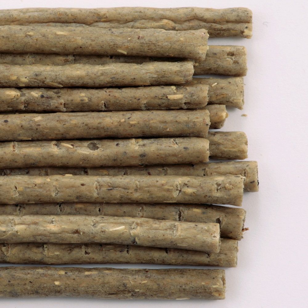 Mini Animan Rabbit Probiotic Snack Hay Stick Alfalfa Chamomile Flavor 50g
