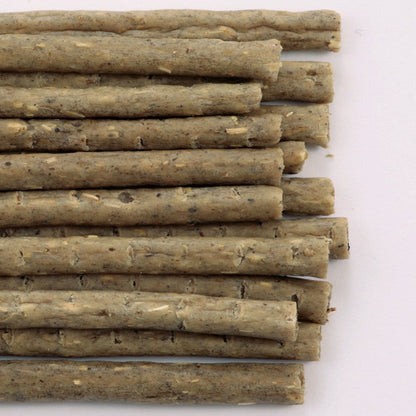 Mini Animan Rabbit Probiotic Snack Hay Stick Alfalfa Chamomile Flavor 50g