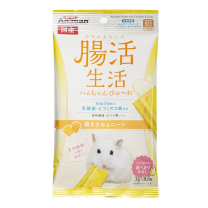 Mini Animan Intestinal Health Hamster Puree Chicken Breast & Corn 3g x 10 pcs