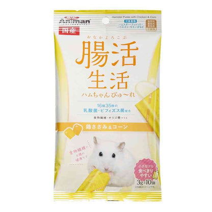 Mini Animan Intestinal Health Hamster Puree Chicken Breast & Corn 3g x 10 pcs