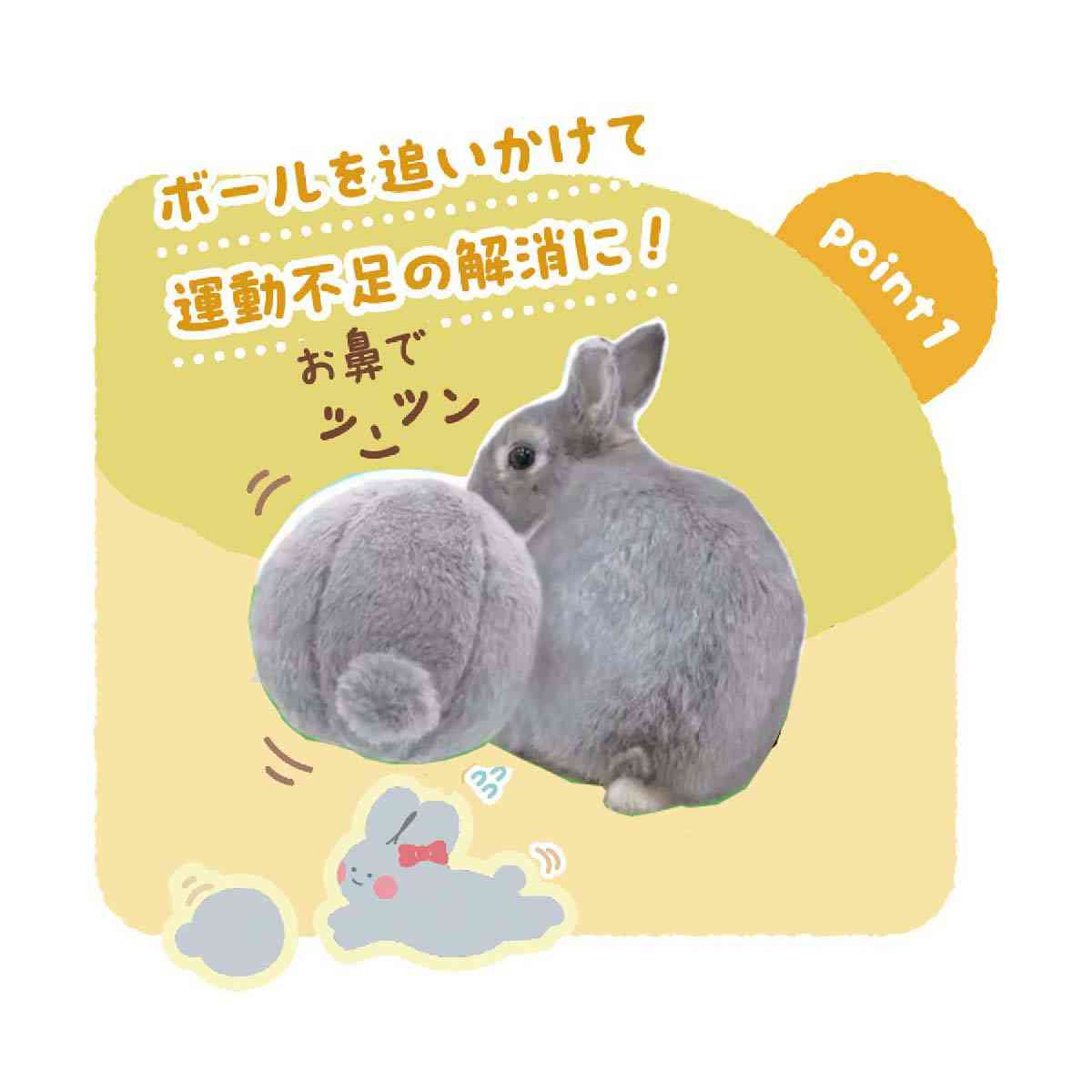 Dogyman Hayashi Eared Friends Bunny Butt Ball 1 Piece