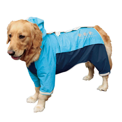 Sporty Rainwear Urban Style Size 8 Blue x Navy