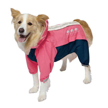 Sporty Rainwear Urban Style Size 6 Pink x Navy