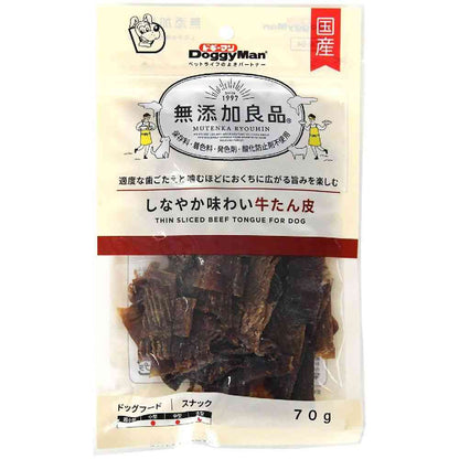 Doggy Man Additive-Free Good Product Tender Beef Tendon Skin 70g