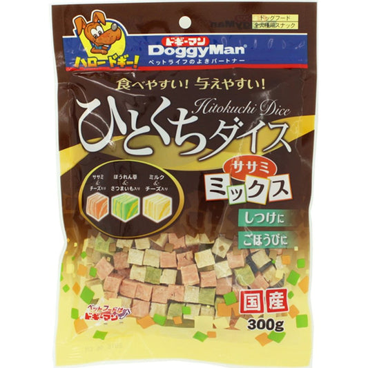 Dogyman Bite-Sized Dice Chicken Mix 300g