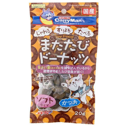 Catty Man Catnip Donut Soft Type Bonito 20g