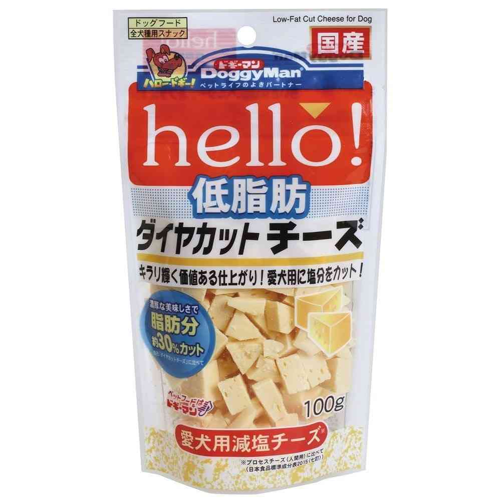 Dogyman Hello! Low-Fat Diamond Cut Cheese 100g