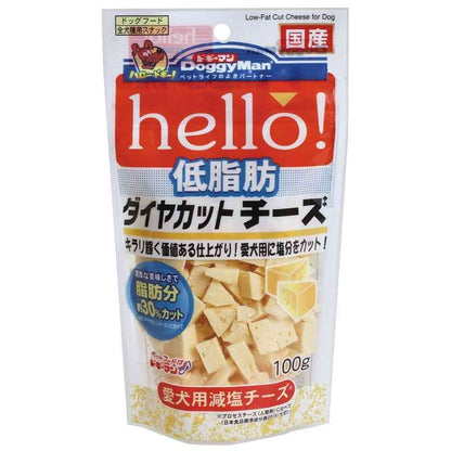 Dogyman Hello! Low-Fat Diamond Cut Cheese 100g