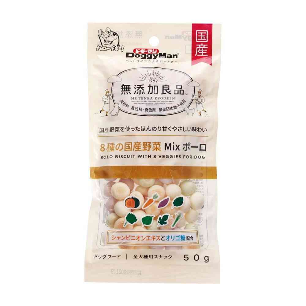 Doggy Man Additive-Free 8 Types of Domestic Vegetable Mix Boro 50g