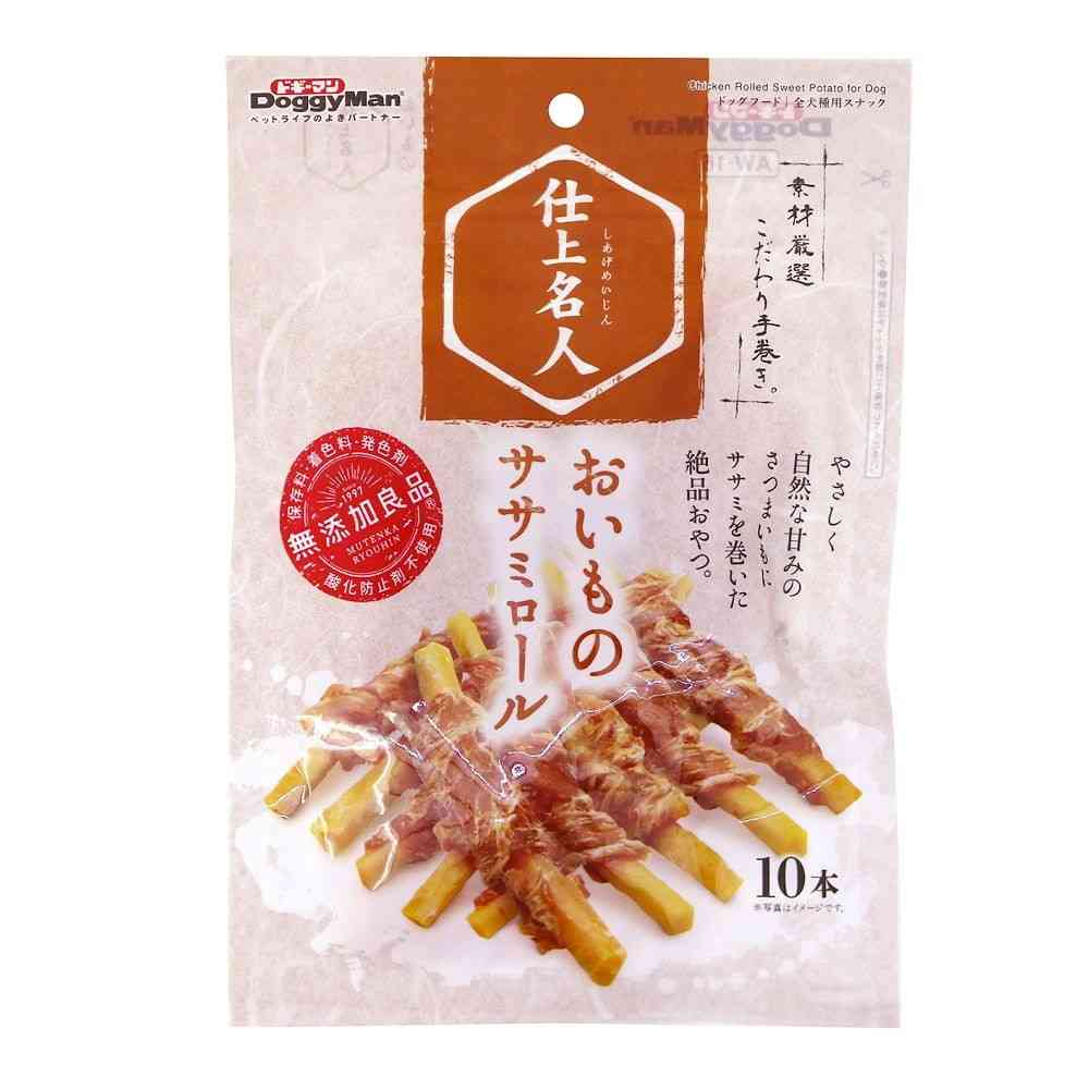 Doggy Man Finishing Master Sweet Potato Chicken Breast Roll 10 Sticks