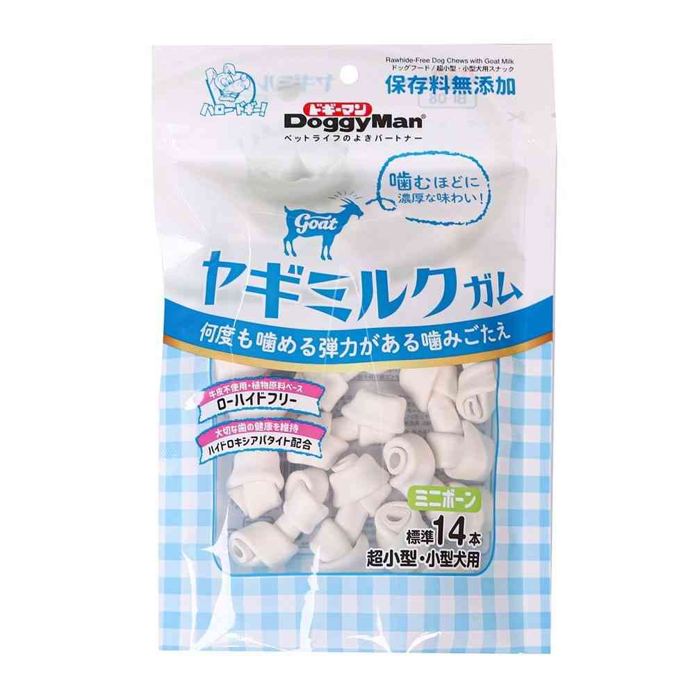 Dogyman Goat Milk Gum Mini Bone 140g (Standard 14 pieces)