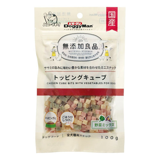 Dogyman Additive-Free Good Quality Topping Cubes Vegetable Mix 100g