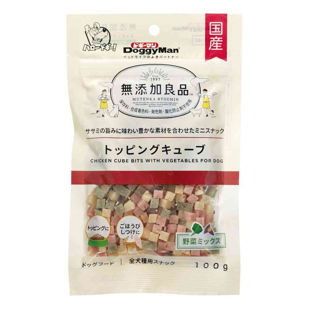 Dogyman Additive-Free Good Quality Topping Cubes Vegetable Mix 100g