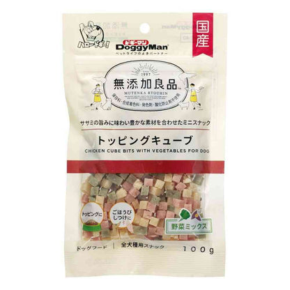 Dogyman Additive-Free Good Quality Topping Cubes Vegetable Mix 100g