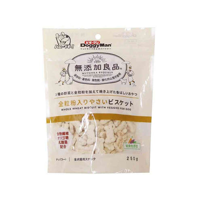 Doggy Man Additive-Free Goodness Whole Wheat Vegetable Biscuits 250g