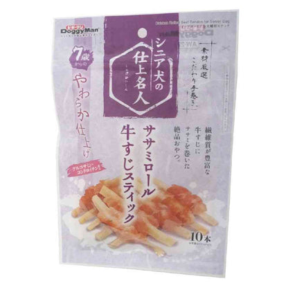 Dogyman Senior Dog Expert Chicken Breast Roll with Beef Tendon Sticks 10 Pieces