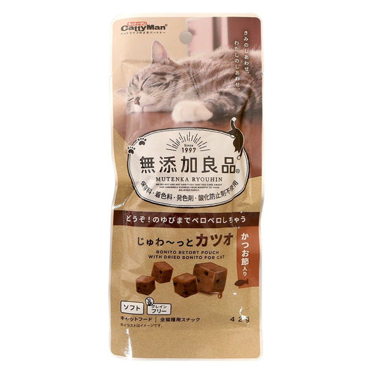 Catty Man Additive-Free Good Product Juicy Bonito with Bonito Flakes 42g